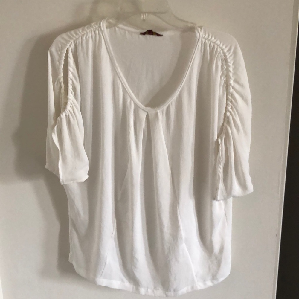 7 for All Mankind Open Shoulder Blouse